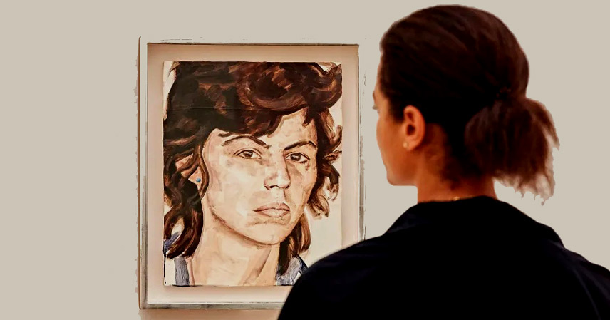 Cuadro de una exposición de Elisabeth Peyton